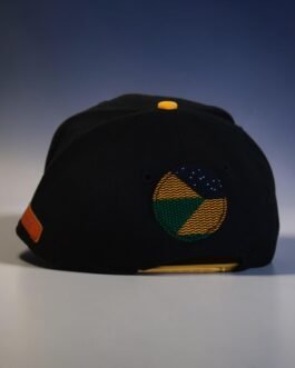 Black & Yellow Snapback Cap