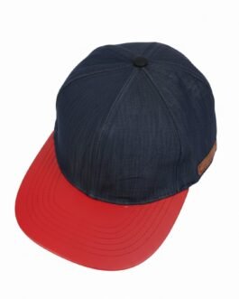 Denim Two-Tone Snapback Cap